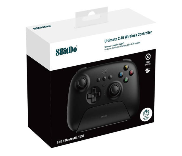 8BitDo Pad Ultimate 2.4G PC Hall Ed Black - 1243071 - zdjęcie 4
